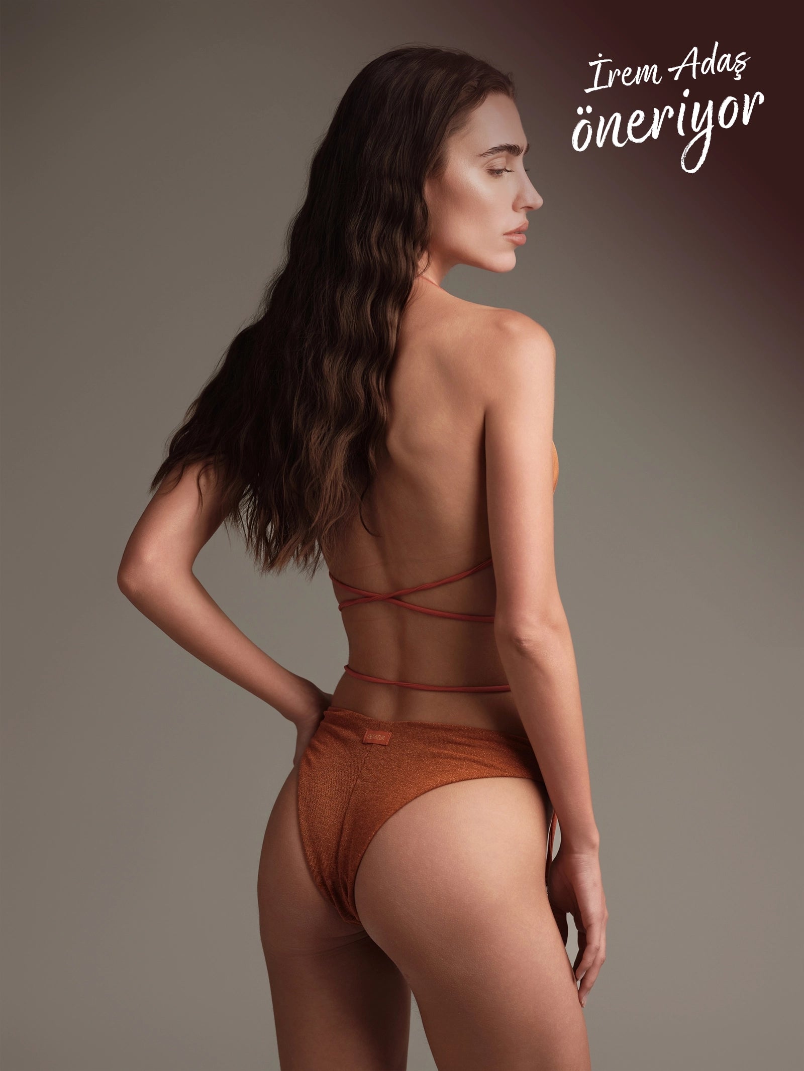 Made in Italy bikini bağlamalı cotazur arkadan görünüm